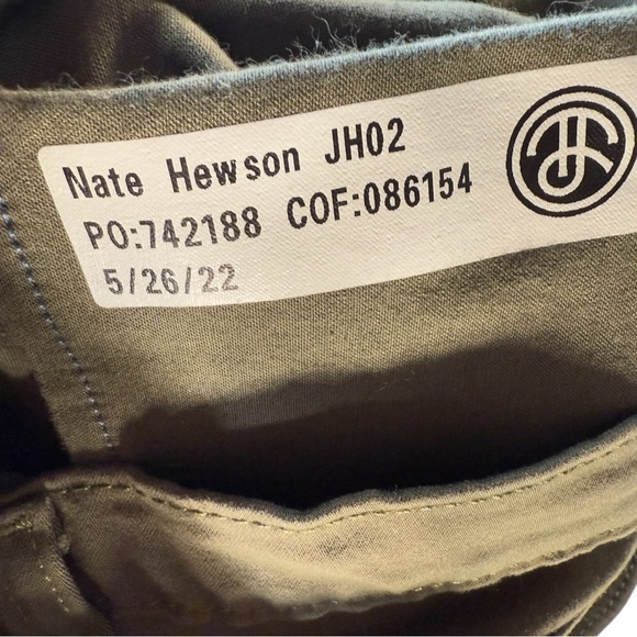 Tom James Delta Blue Olive Green Pants - Picture 2 of 9